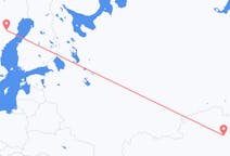 Flyg från Nur-Sultan till Lycksele