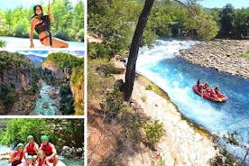 Blandetur: Canyoning, Rafting, Zipline, Fra Alanya-Side-Antalya