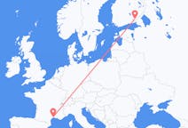 Flights from Montpellier, France to Lappeenranta, Finland