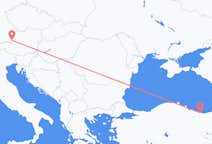 Flights from Ordu to Salzburg