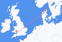 Flyg från Cardiff, Wales till Ålborg, Danmark