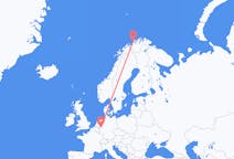 Flyrejser fra Hasvik, Norge til Duesseldorf, Tyskland