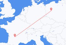 Flyrejser fra Brive-la-Gaillarde, Frankrig til Poznań, Polen