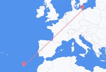 Flyreiser fra Heringsdorf, Tyskland til Funchal, Portugal