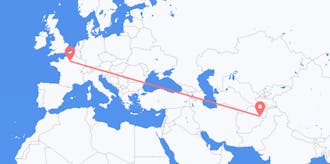 Flights from Afghanistan to France