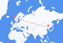 Flyrejser fra Changchun, Kina til Ålesund, Norge