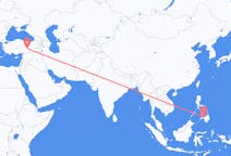 Flyreiser fra Ozamiz City, Filippinene til Malatya, Tyrkia