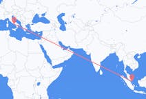 Flyreiser fra Tanjung Pinang, Indonesia til Napoli, Italia