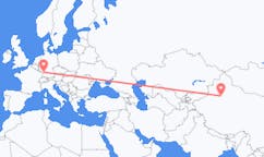 出发地 中国出发地 库尔勒目的地 德国卡尔斯鲁厄的航班