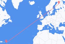 Flights from Saint Kitts to Kajaani