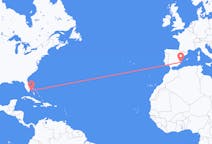 Flyrejser fra Bimini, Bahamas til Alicante, Spanien