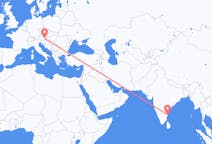 Flyreiser fra Chennai, til Graz