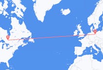 Flyreiser fra Timmins, Canada, til Berlin, Canada