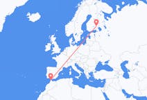 Flights from Tangier, Morocco to Savonlinna, Finland
