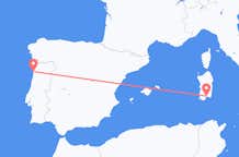 Flights from Cagliari to Porto