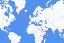 Flights from Praslin, Seychelles to Kangerlussuaq, Greenland