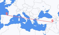 Voli da Siirt, Turchia a Bilbao, Spagna