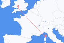 Flights from Bastia, France to Bristol, England