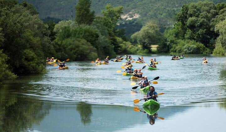Kayak safari on Cetina river