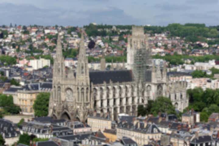Walking tours in Rouen, France