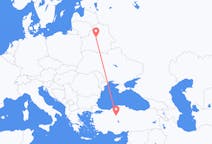 Voli from Minsk, Bielorussia to Ankara, Turchia