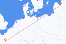 Flyg från Riga, Lettland till Tours, Frankrike