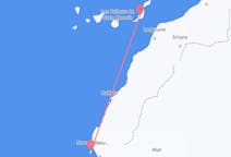 Vols depuis la ville de Nouadhibou vers la ville de Fuerteventura