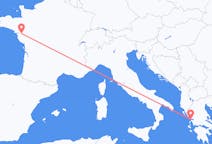 เที่ยวบิน จาก น็องต์, ฝรั่งเศส ไปยัง เพรียฟเซ, กรีซ