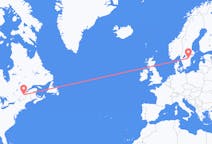 Flights from Quebec City to Linköping