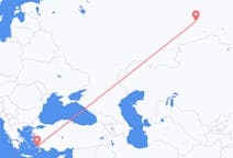 Flights from Tyumen, Russia to Bodrum, Turkey