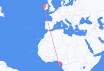 Flyg från São Tomé, São Tomé och Príncipe till County Kerry, Irland