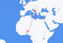 Flyreiser fra Ilorin, Nigeria til Brindisi, Italia