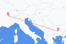 出发地 保加利亚普罗夫迪夫目的地 瑞士日内瓦的航班