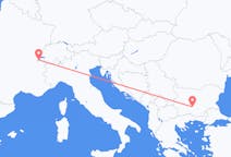 出发地 保加利亚普罗夫迪夫目的地 瑞士日内瓦的航班