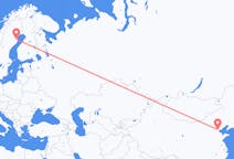 Flights from Tianjin to Skellefteå