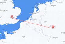 Flyreiser fra Frankfurt, Tyskland til London, England