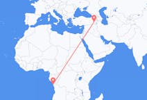 Flights from Cabinda to Van