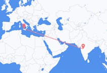 Flights from Aurangabad, India to Palermo, Italy