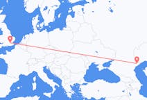 Fly fra London til Astrakhan