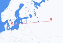 Fly fra Kirov til Växjö