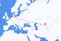 出发地 哈萨克斯坦出发地 突厥斯坦目的地 德国柏林的航班
