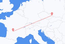 Flyreiser fra Brive-la-Gaillarde, Frankrike til Ostrava, Tsjekkia