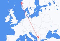 Flights from Ohrid to Bergen