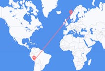 Flyreiser fra Arequipa, Peru til Molde, Norge