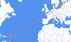 Flights from Pointe-à-Pitre, France to Palanga, Lithuania