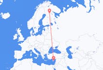 Flyreiser fra Larnaka, til Kuusamo