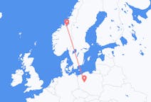 Vols de Trondheim, Norvège vers Poznań, Pologne