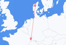 Flights from Basel, Switzerland to Karup, Denmark
