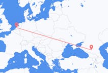 Flyreiser fra Mineralnye Vody, Russland til Rotterdam, Nederland
