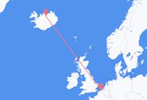 Voos de Oostende, Bélgica para Akureyri, Islândia